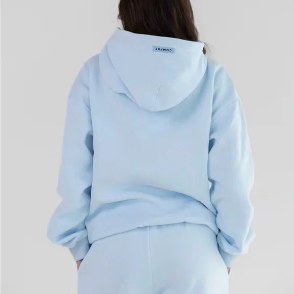 Comfrt Pastel Hoodie in baby blue - Picture 2 of 4